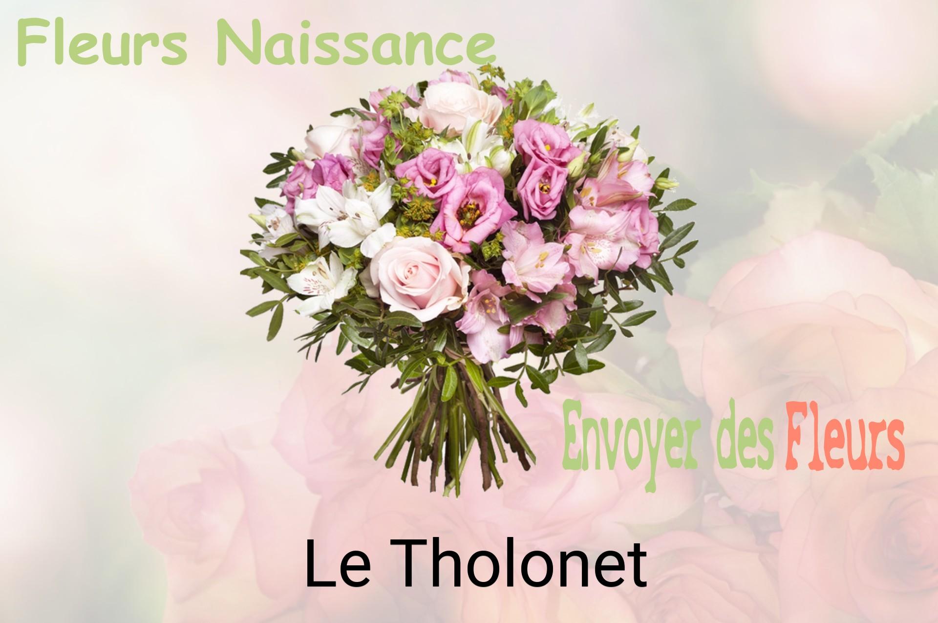 Bouquet de fleurs de naissance livré à Le Tholonet
